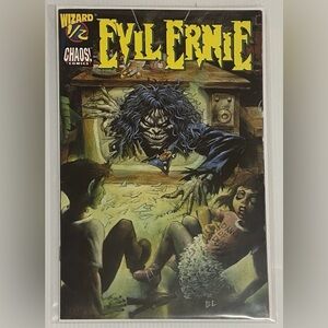 Evil Ernie ‘Horrible Halloween’ FN+  1/2 Rare Limited Edition 1997, Signed COA